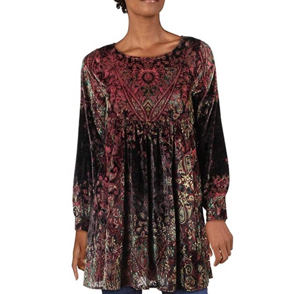 Free People Dresses & Skirts - FREE PEOPLE MIRROR MIRROR VELVET DRESS NWT